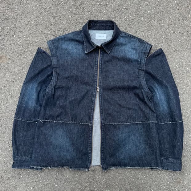 CIASENSE by 모노마트 투웨이 워싱 데님자켓 