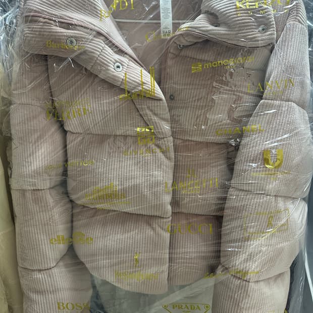 알로요가 벨루어 코듀로이 패딩