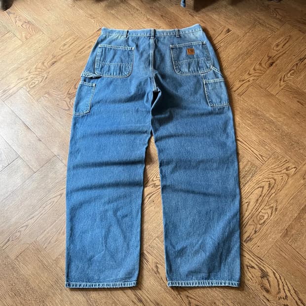 [38]칼하트 USA 빈티지 워싱 싱글니 카펜터 워크 데님 팬츠