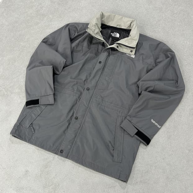 노스페이스 하이드로푸르프 바람막이 회색 105