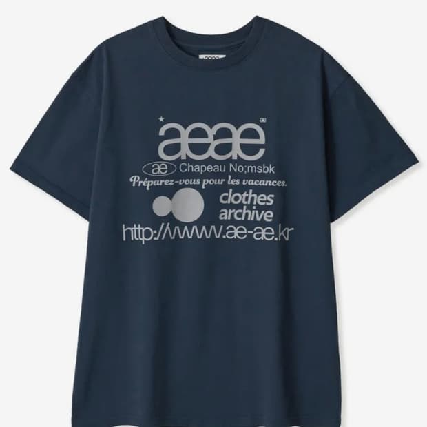 WEB LOGO T-SHIRTS [NAVY]
