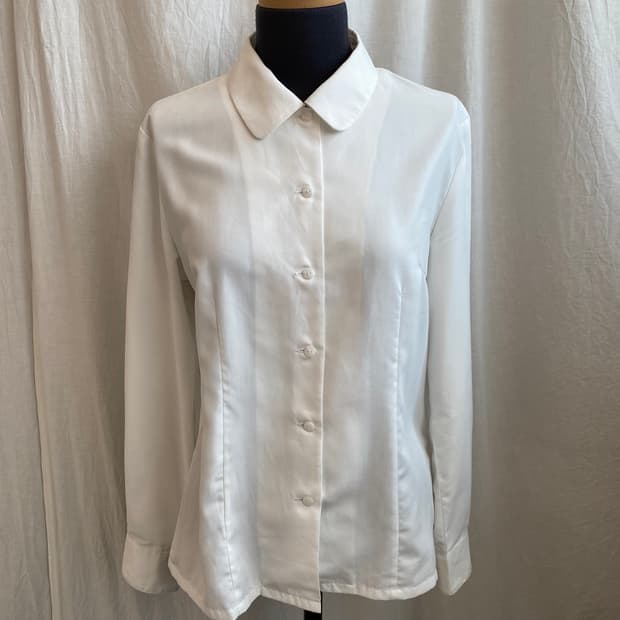 화이트 베이직 블라우스(M)