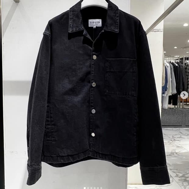 46) 솔리드옴므 데님 셔츠 자켓
