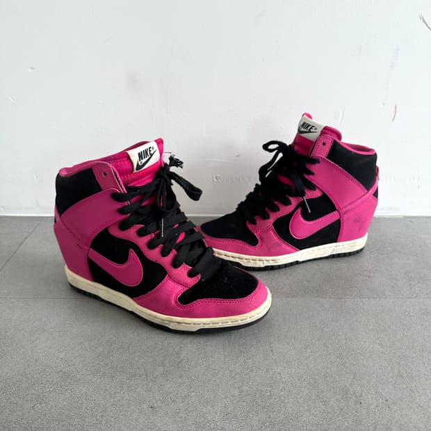Nike Dunk Sky Hi 히든 웨지 핑크 스니커즈
