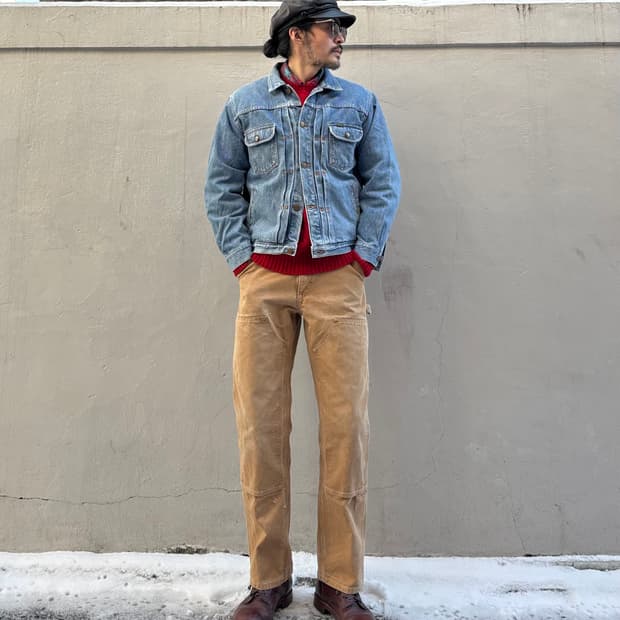 미국 칼하트 더블니 루즈 오리지널