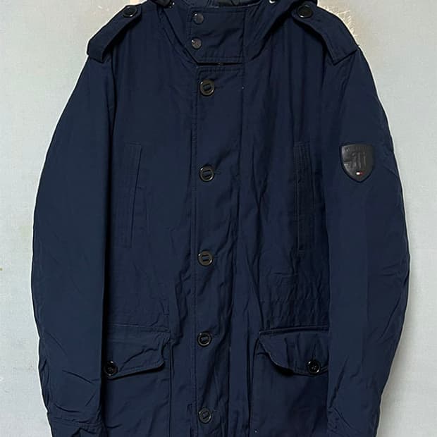 타미힐피거 남자 다운 패딩점퍼 해비 캐주얼 빵빵한 L 100