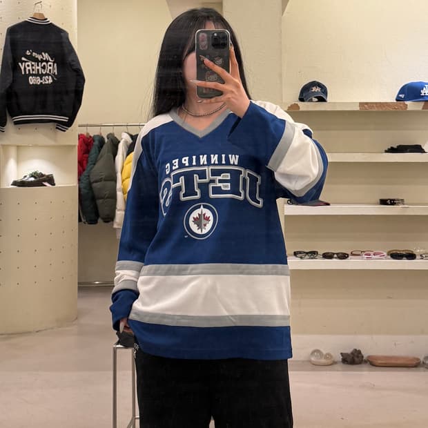 NHL 위니펙 제츠 아이스 하키 져지 U915