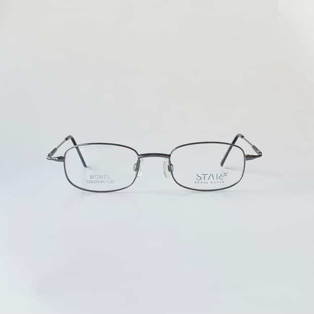 2499 데드스탁 슬림 사각 건메탈 메탈 프레임 빈티지안경