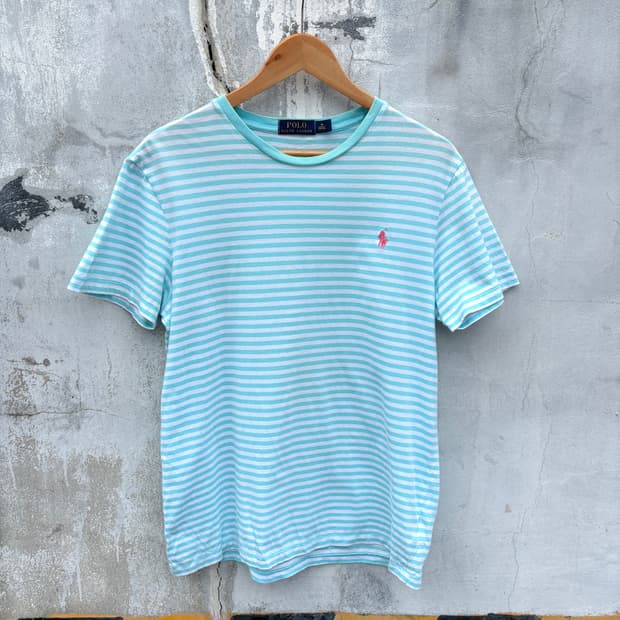 Polo 폴로 스트라이프 반팔 티셔츠
