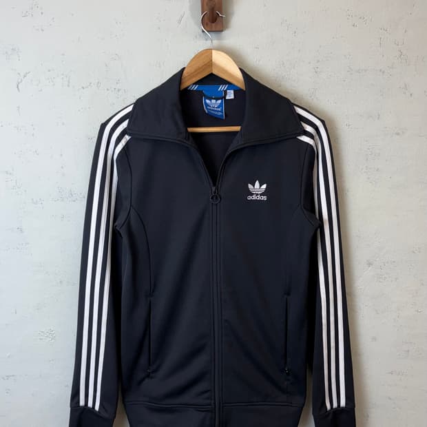 아디다스 유로파 삼선 트랙탑 블랙 져지