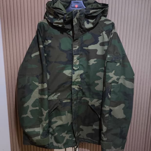 라지롱 110 90's 미군 우드랜드 스키파카 야상