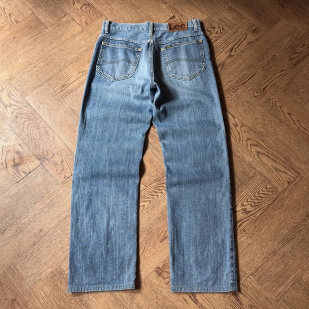 [30]Lee Riders 재팬메이드 빈티지 워싱 스트레이트 데님 팬츠