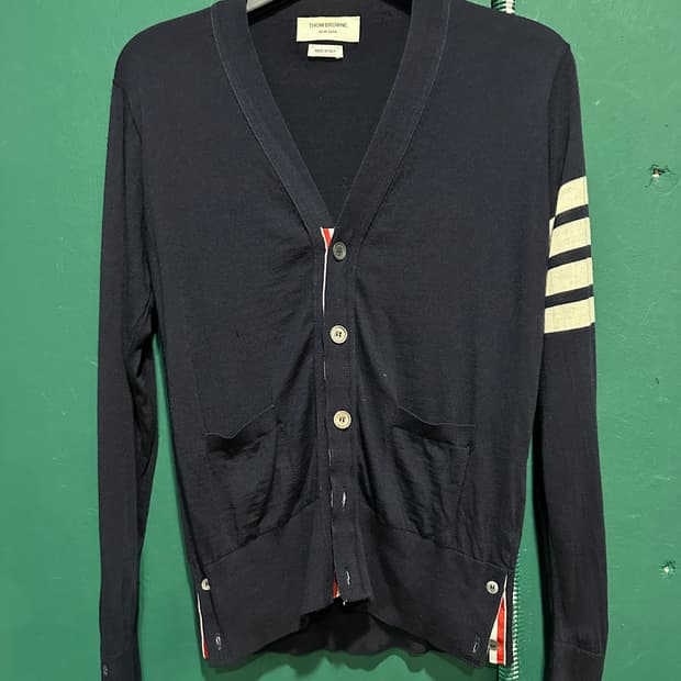 톰브라운 밀라노울 가디건 1사이즈