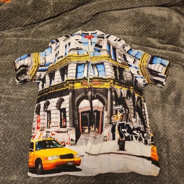 Supreme 슈프림 190바워리 레이온 숏슬리브 셔츠 멀티컬러 팝니다.