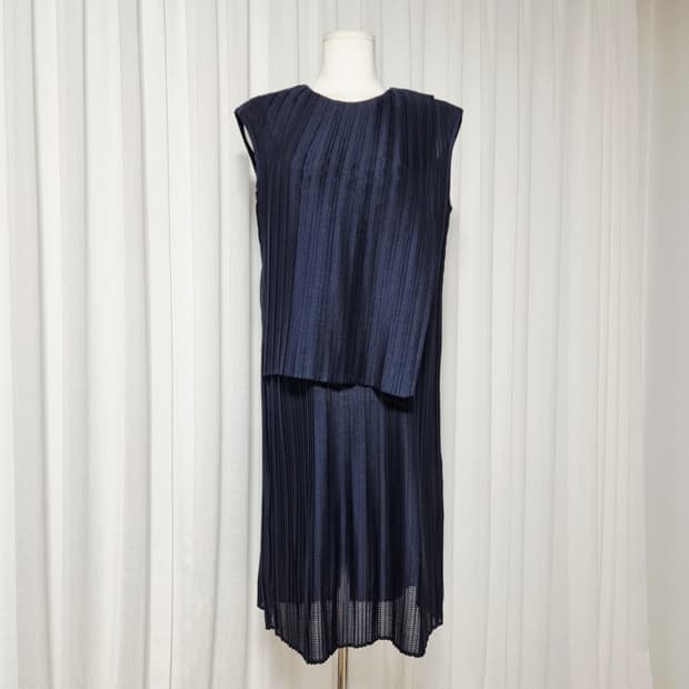 G.BOTTICELLI 보티첼리 플리츠 드레스 원피스 (5566) 상태굿