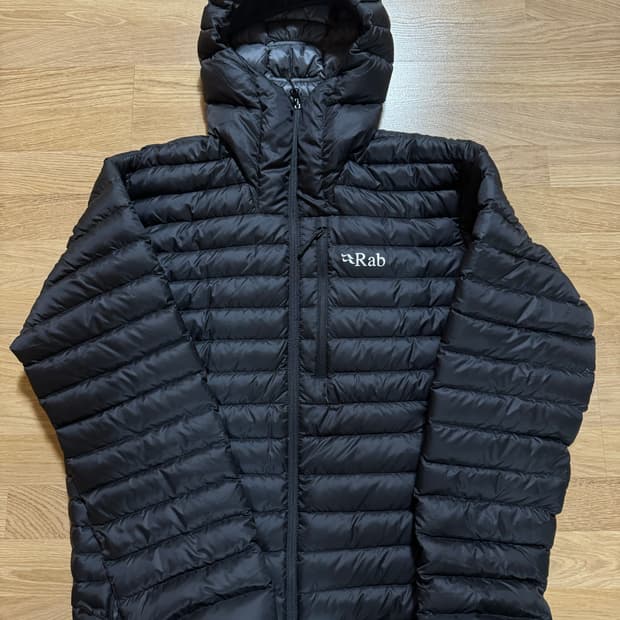 Rab 랩 미이크로라이트 알파인 자켓 라이트 블랙 xl 거의 새것