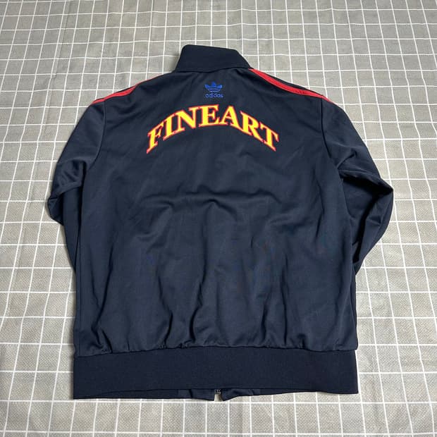 아디다스 빈티지 삼선 트랙탑 져지 L