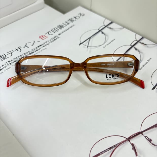 LEVI'S 브라운 빈티지 뿔테 안경