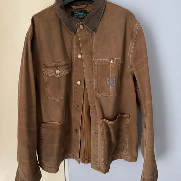 폴로 컨트리 캔버스 워크 자켓