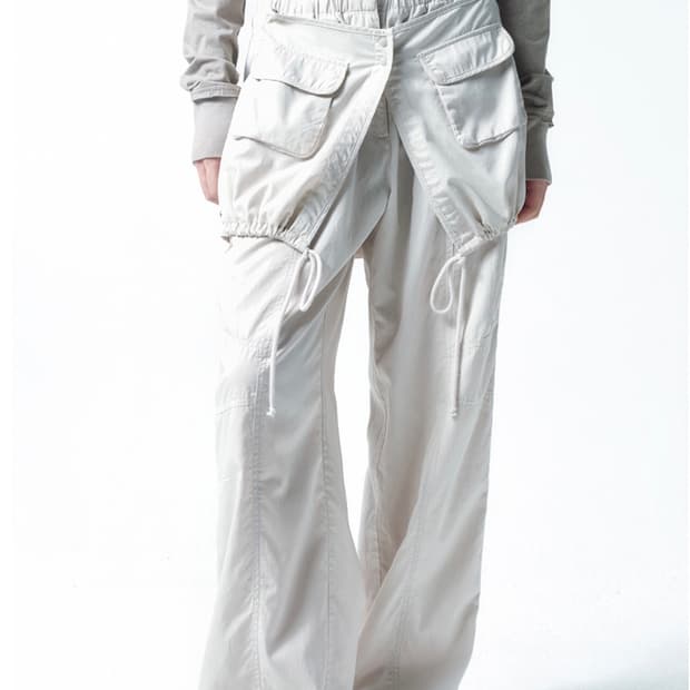 인사일런스 우먼 레이어드 파라슈트 팬츠 M