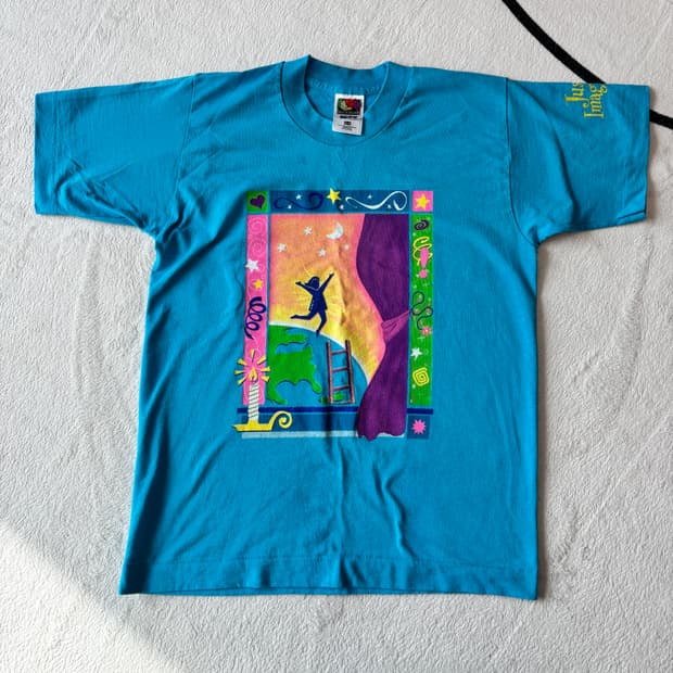 빈티지티셔츠_프룻오브더룸 주니어L 싱글스티치