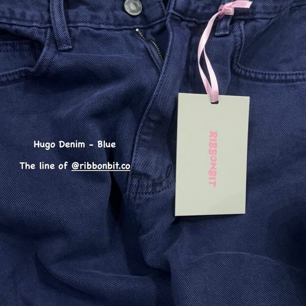 리본빛 hugo 데님