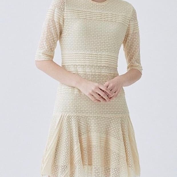 55 55반 텍달린 새상품 질스튜어트 정가50만 레이스 원피스