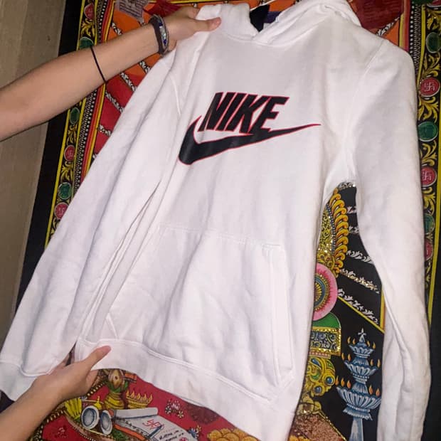 빈티지 NIKE 나이키 화이트 후드티 