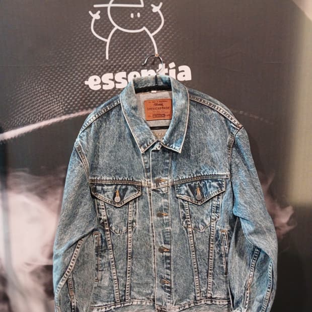 Bobson 오버핏 워크 데님 셔츠