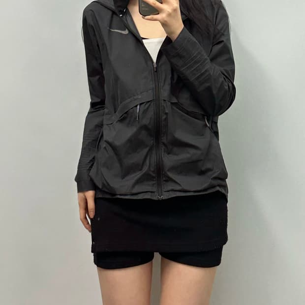 나이키 러닝 블랙 경량 바람막이