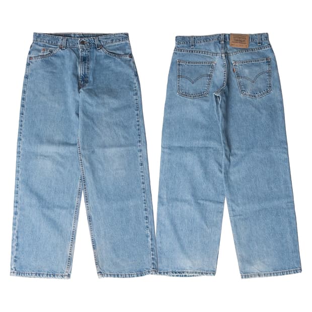 90’s 미제 오렌지탭 리바이스 567 엑스트라 와이드 레그 31x30