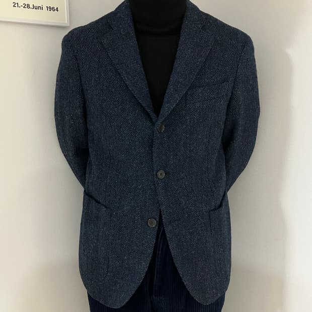 DoCLASSE 해리스트위드 울 자켓