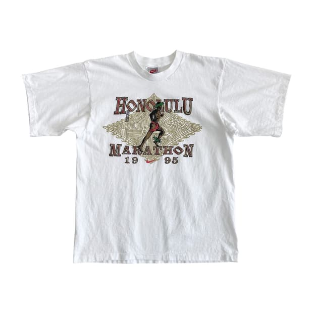 1995 나이키 호놀룰루 마라톤 반팔티셔츠