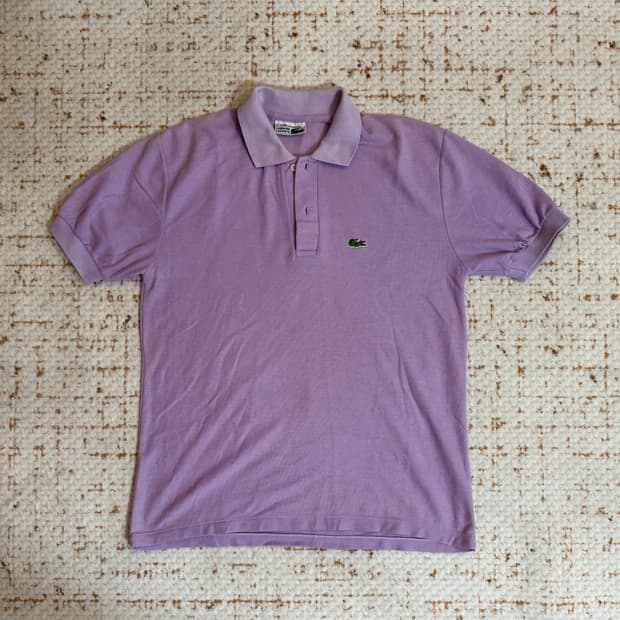 라코스테 카라 티셔츠 연보라