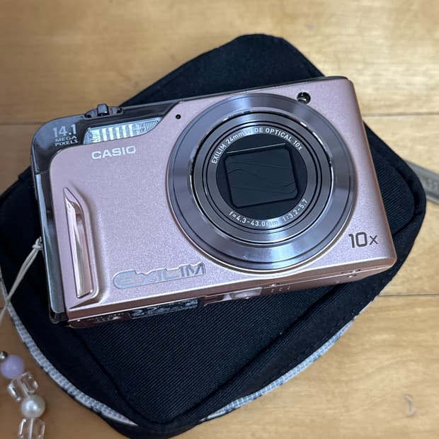 카시오 엑슬림 casio exilim H15 핑크 츄디카