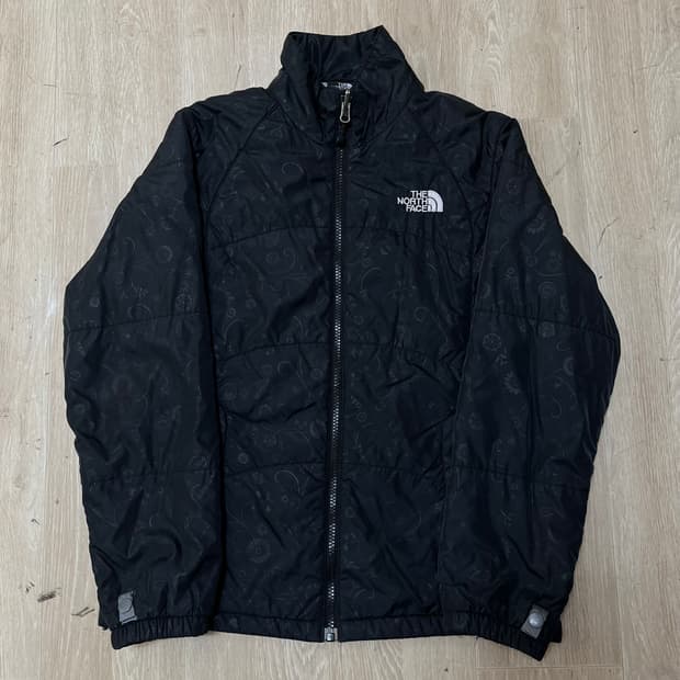 노스페이스 여성 플로럴 패턴 경량 패딩 점퍼 XS/85