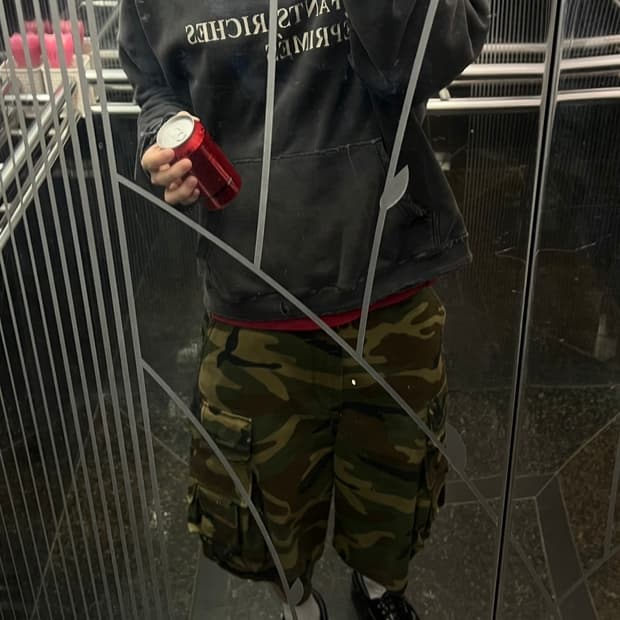 이스트로그 카모 카메라맨 쇼츠 반바지 M