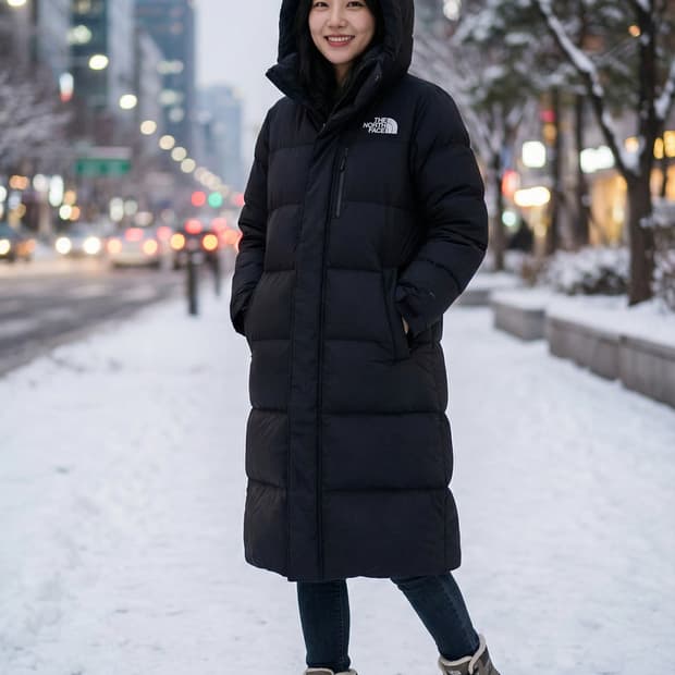 노스페이스(The North Face) 익스플로링 구스 다운 롱패딩