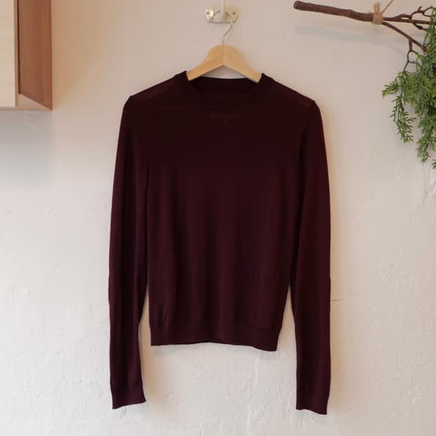 마르지엘라 엘보 패치 니트