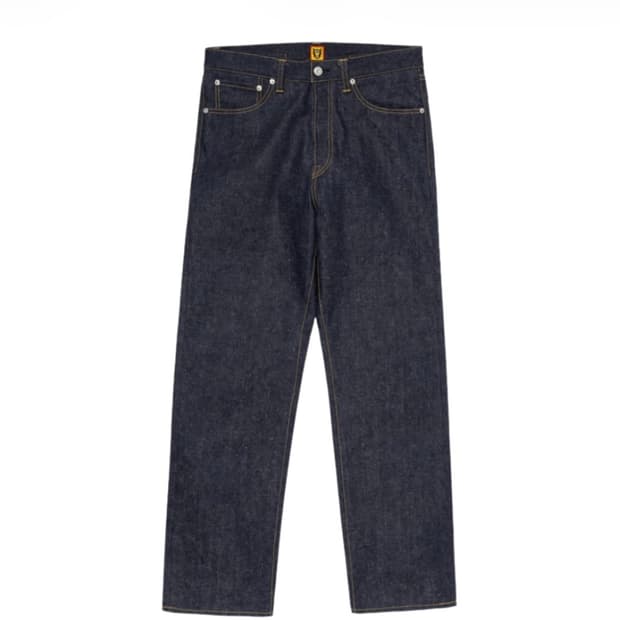 [30] 휴먼 메이드 스트레이트 데님 팬츠 패스트 인디고