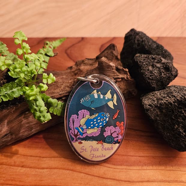 플로리다 아크릴 키링