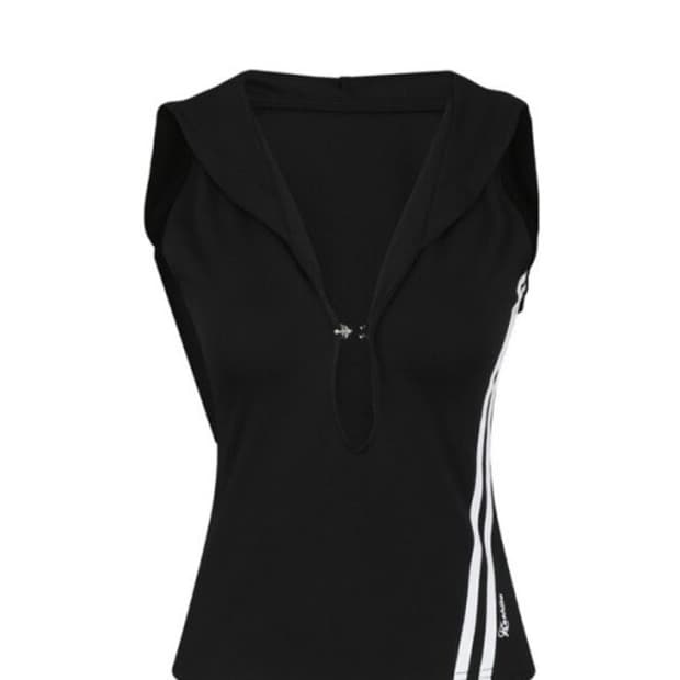 kashiko Track Hood Vest