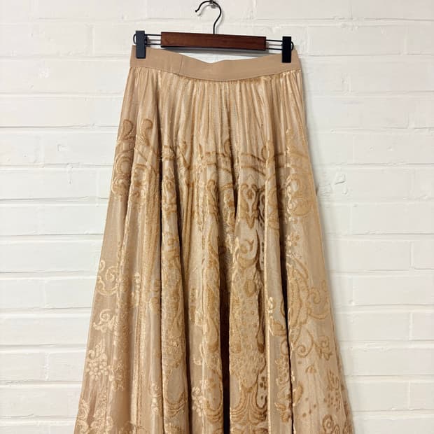 jpn vintage banding long skirt