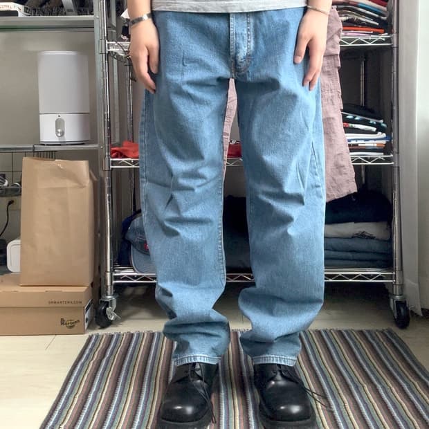80s 올드 스투시 아카이브 데님 팬츠