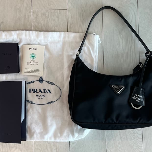 프라다 리에딕션 2005 리나일론 호보백