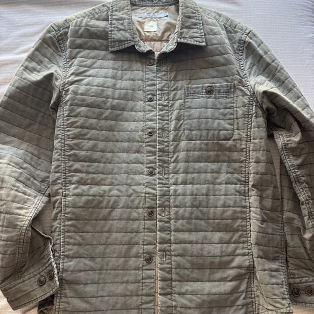 시리즈 남성 퀄팅 셔츠 자켓 105