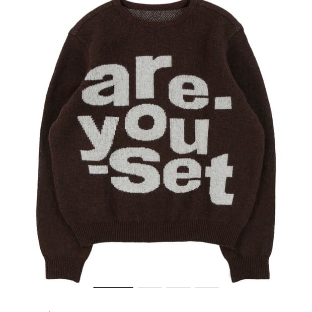 더콜디스트모먼트 TCM are knit brown (m)