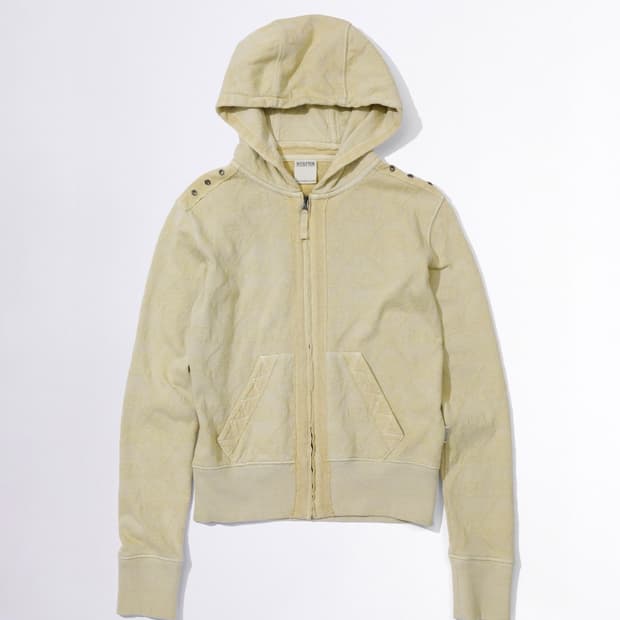 S) 스컬프터 Jacquard Hoodie Zip-Up Mustard