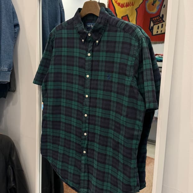 Polo ralph lauren 폴로 랄프로렌 타탄 체크 반팔 셔츠