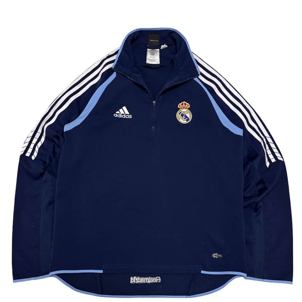 아디다스 레알마드리드 반집업 트랙탑